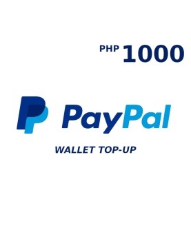 PayPal Wallet PHP 1000 Top Up Key GLOBAL